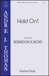 Hold On! SATB choral sheet music cover Thumbnail